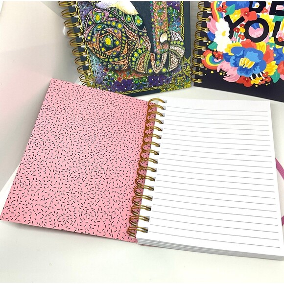 #10 Writing Journals-Spiral Bound with Elastic Page Holder (3 for $24.00) - Picture 6 of 8